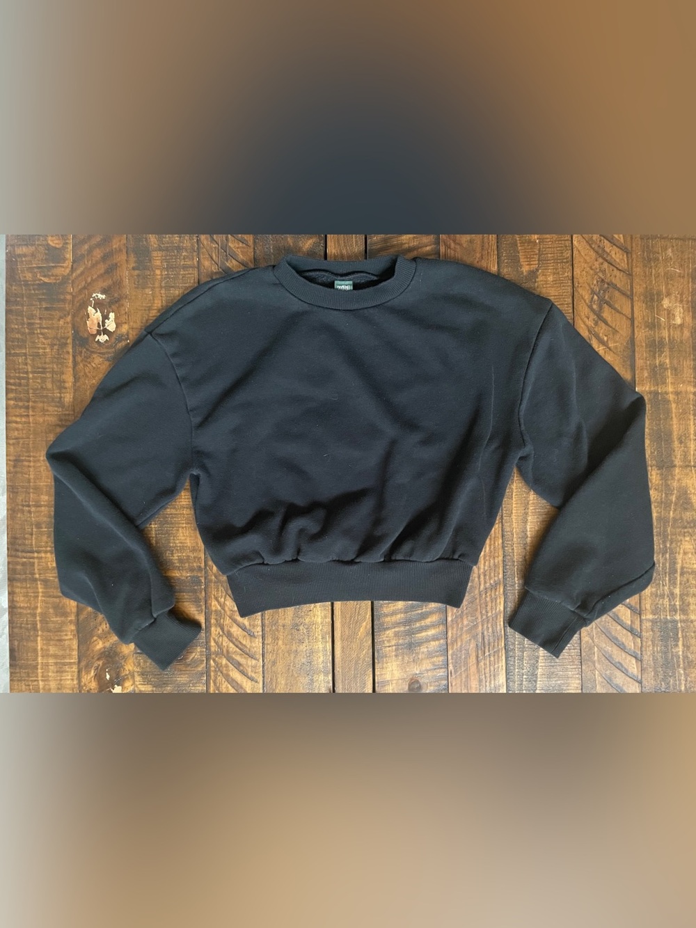 Wild Fable Black Crew Neck Sweatshirt